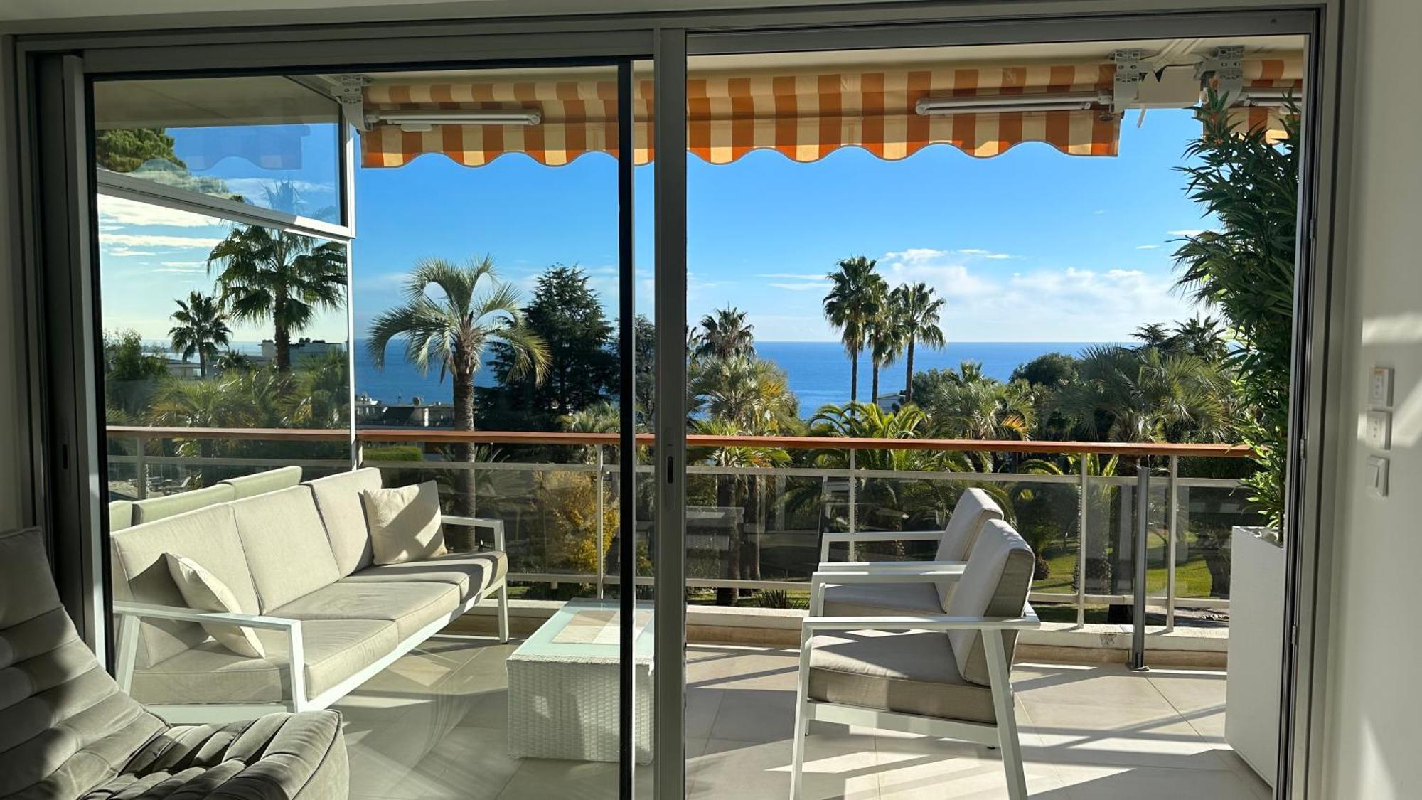 Appartement 2 Chambres Vue Mer Panoramique, Proche Croisette Cannes Vallauris Esterno foto